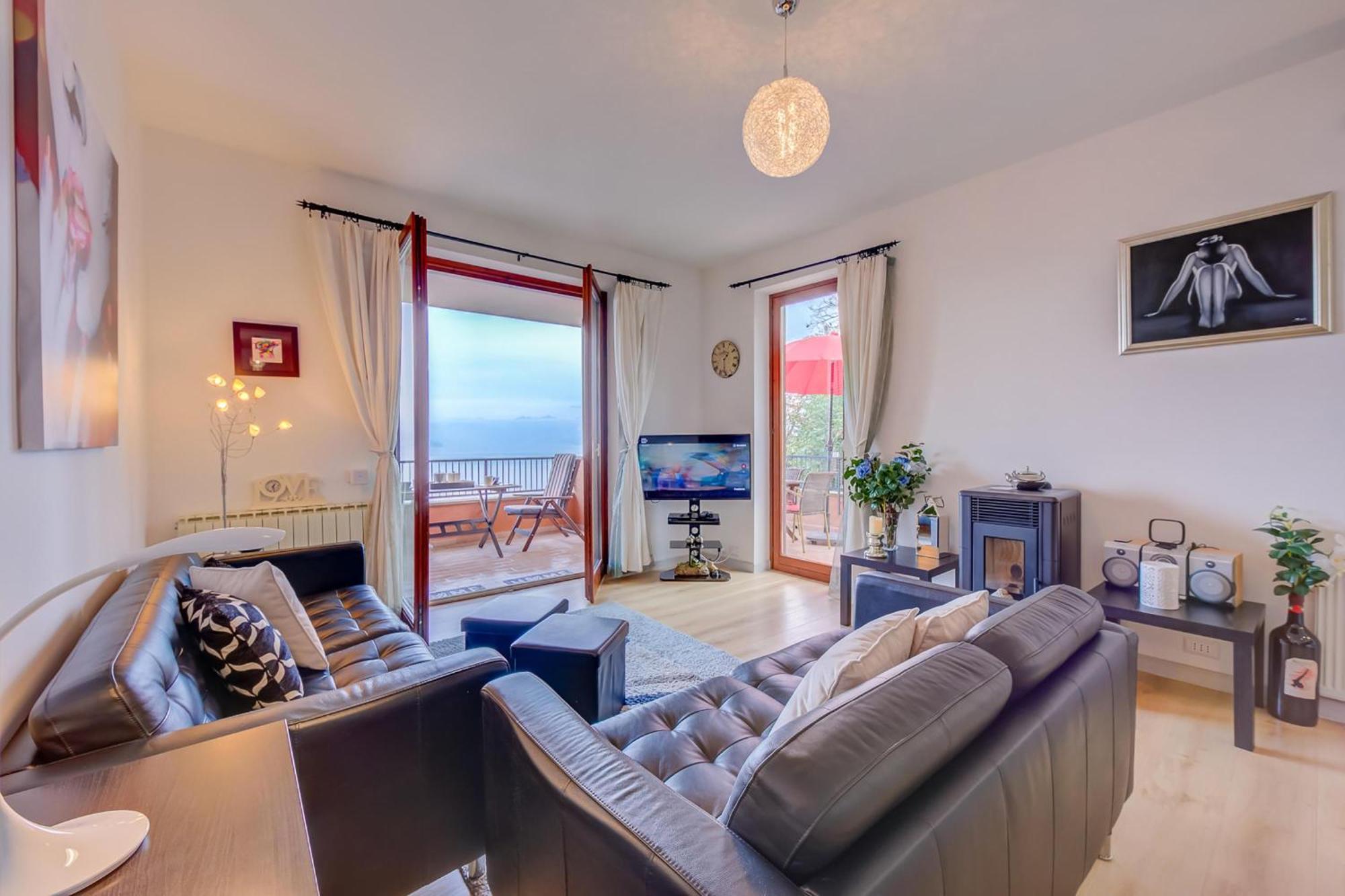 Apartamento La Bellavista Penthouse Stresa Exterior foto